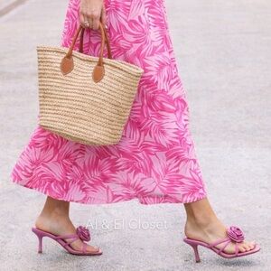 Dolce Vita Zelly Pink Strappy Mule Sandals | Open Back | Size 8M | New with Box